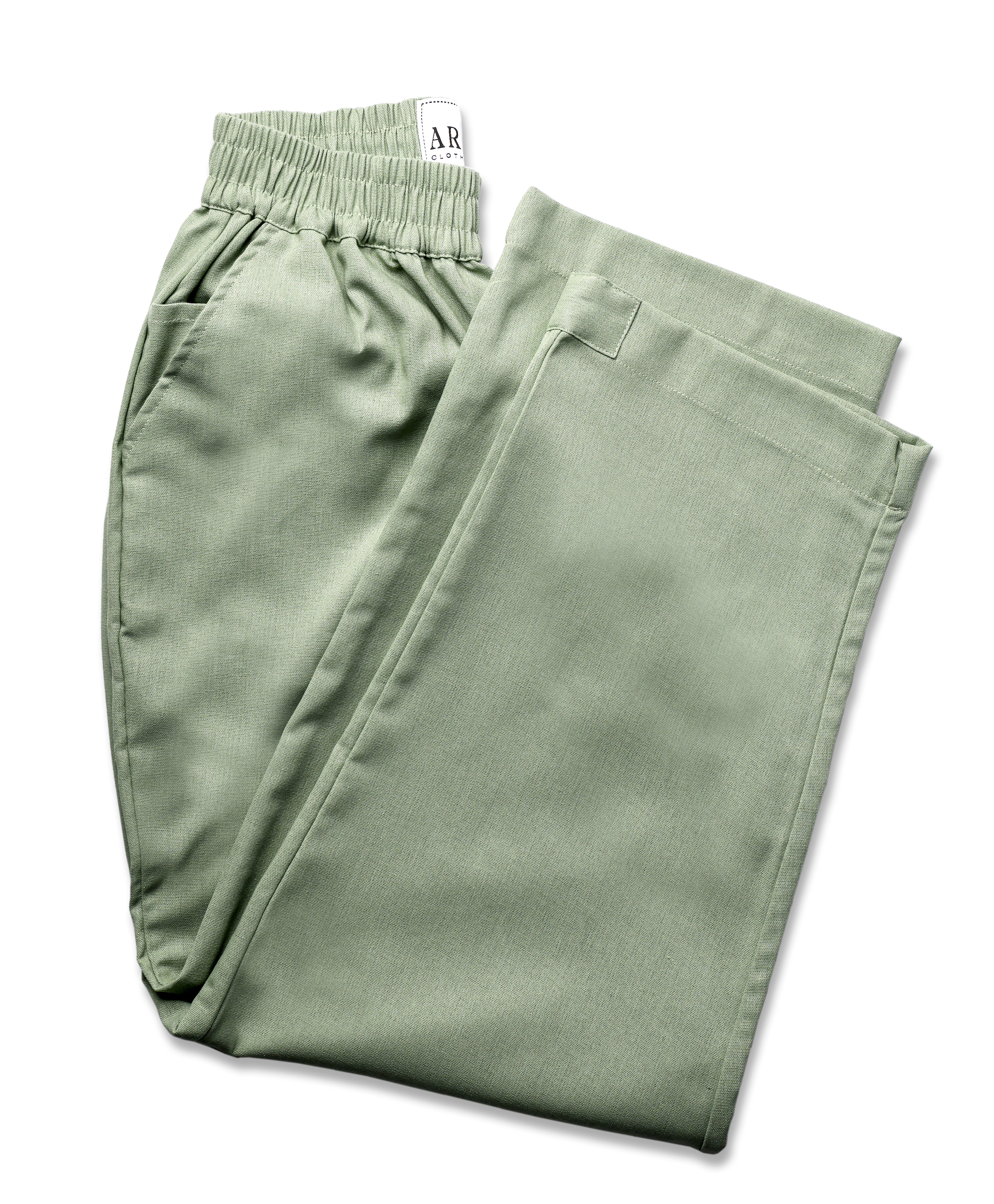 Linen Pants - Matcha
