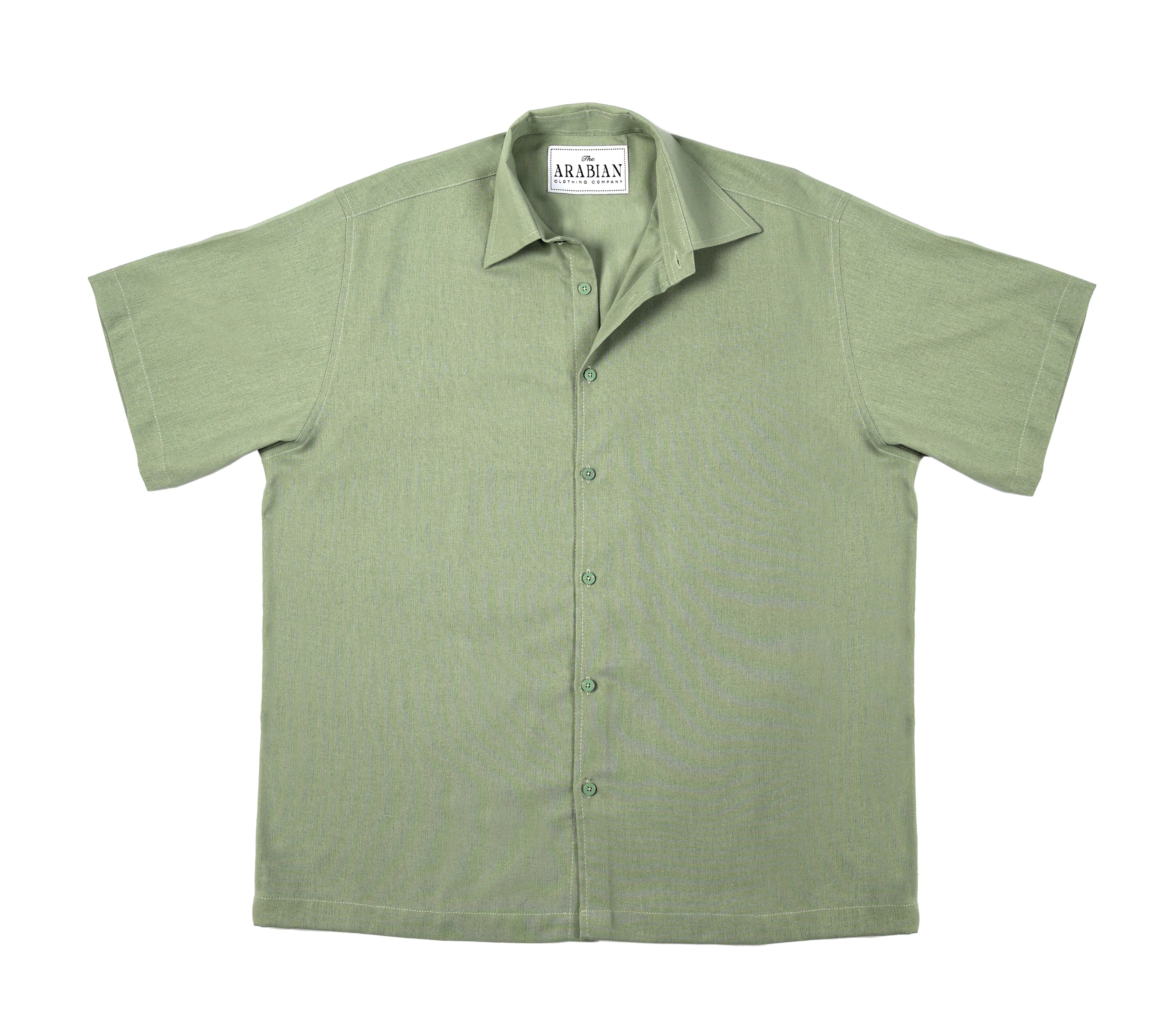 Linen Shirt - Matcha